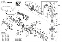 Bosch 3 601 HC3 400 GWS 24-230 PZ Angle Grinder Spare Parts
